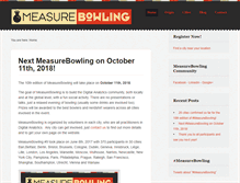 Tablet Screenshot of measurebowling.org